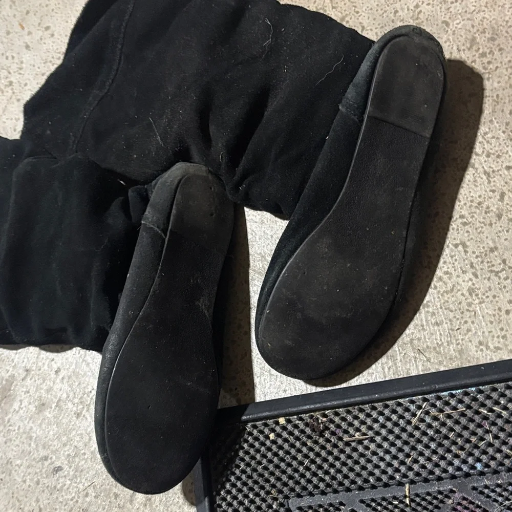 Women's Black Suede Boots